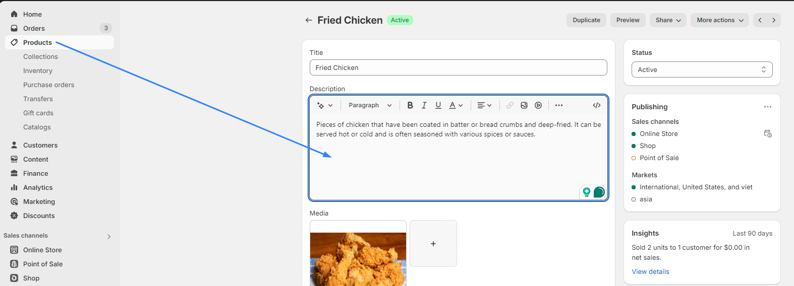 Insert Tables With the Rich Text Editor Shopify